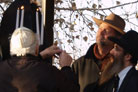 With Santa Fe Watching, Holocaust Survivor Lights Towering Chanukah Menorah
